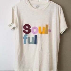 J. Crew Soulful Graphic Tee